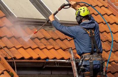 Démoussage et hydrofuge de toiture à Chamery